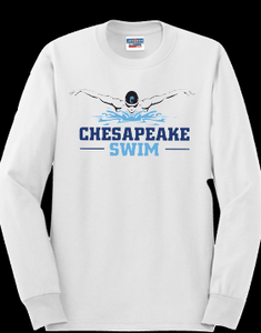 Chesapeake High School Swim Team - Long Sleeve (EMBRACE THE SUCK)