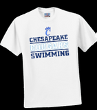 Chesapeake High School Swim Team Official - Short Sleeve T Shirt
