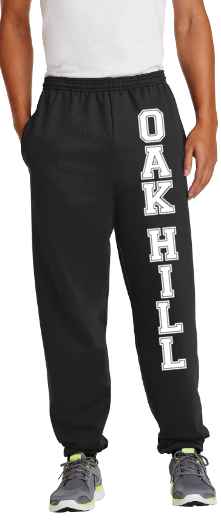 OHES - OAK HILL VERTICAL Black Sweat Pants (Youth and Adult)