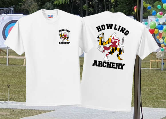 Howling Archery - Short Sleeve TShirt (WHITE)
