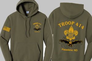 Troop 414 - Adult Hoodie Sweatshirt - ALTERNATE SUPPLIER WITH IN STOCK