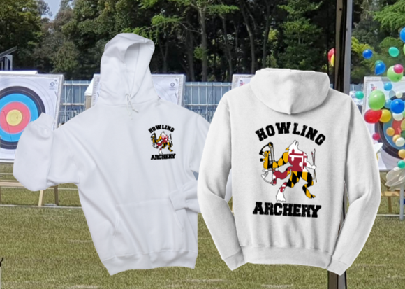 Howling Archery - Hoodie Sweatshirt (WHITE)
