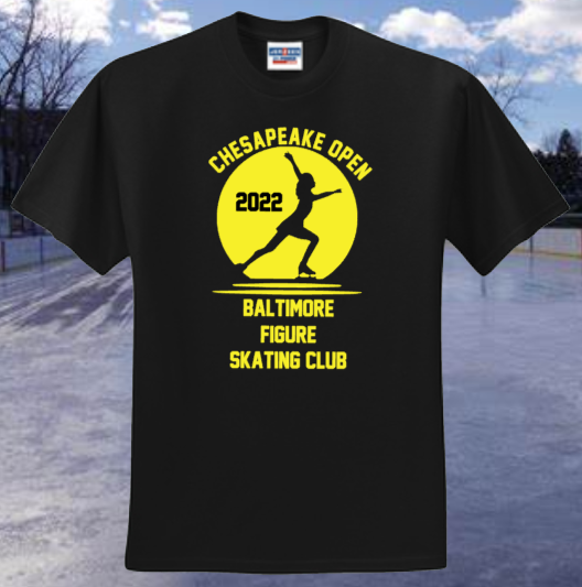 BFSC - 2022 Chesapeake Open Shirt Single - (Neon Yellow on Black)
