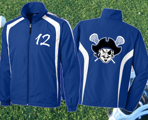 BUCS LAX - Full Zip Raglan Warmup Jacket