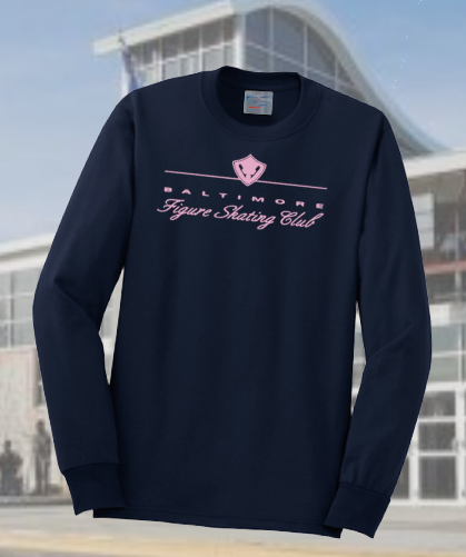 BFSC - Club Long Sleeve T-Shirt (NAVY BLUE WITH PINK)