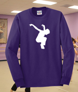 DIM - DANCER Long Sleeve T Shirt (PURPLE)