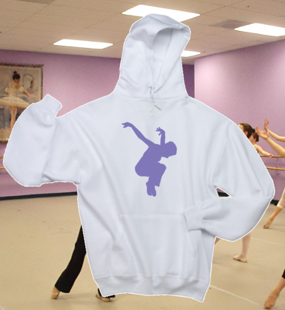 DIM - DANCER Hoodie Sweatshirt (WHITE)