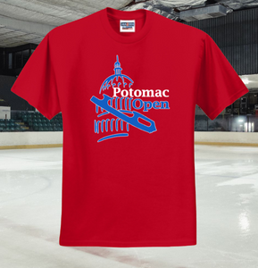 WFSC - Official 2022 Potomac Open SS T Shirt (Red)