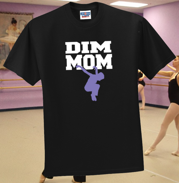 DIM - MOM Short Sleeve T Shirt (BLACK)