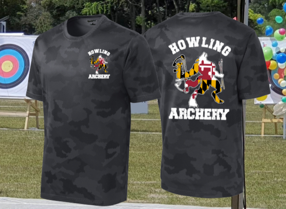Howling Archery - Short Sleeve Camo Hex (IRON GREY)
