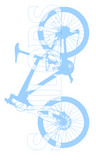 MDSA MTN Biking Team - Long Sleeve PosiCharge Competitor Vneck Tee (Iron Grey / Silver / Carolina Blue)