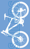 MDSA MTN Biking Team - Unisex PosiCharge Competitor Tee (White / Carolina Blue)