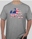 CGB - Crab & Anchor USA Flag shirt