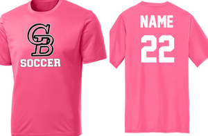 GB Soccer Fundraiser 2022 Breast Cancer Awareness Short Sleeve Performance Shirt