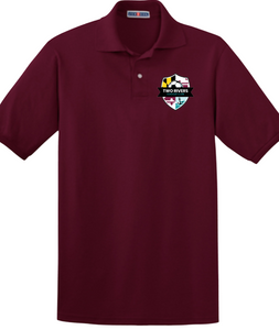Two Rivers Soccer - Official Coaches Polo Shirt (Maroon/White)