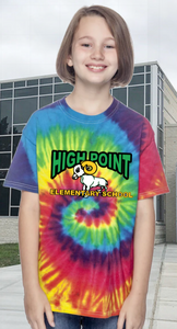 HPES - Tie Dye Short Sleeve Shirt (Youth and Adult)
