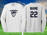 Arden Soccer - Official Long Sleeve Performance Shirt (Navy Blue/White)