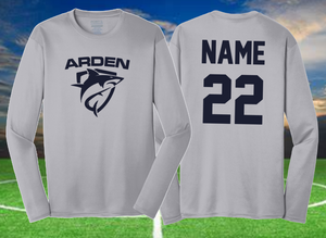 Arden Soccer - Official Long Sleeve Performance Shirt (Silver)