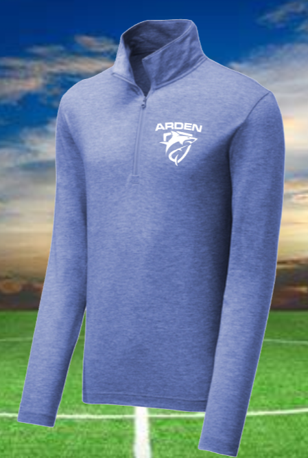 Arden Soccer - Official 1/4 Zip (Heathered Royal Blue)
