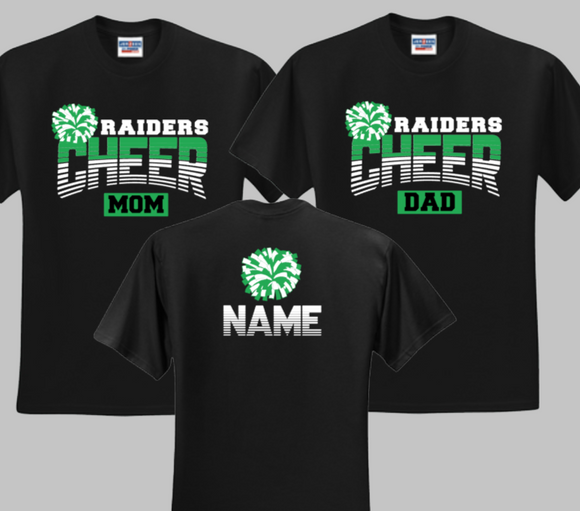AHS - Glitter Cheer Mom/Dad - SS T Shirt