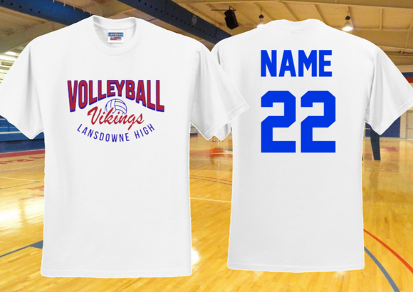 LHS Volleyball- Official Short Sleeve T Shirt (White)