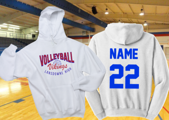 LHS Volleyball - Official Hoodie Sweatshirt (White)