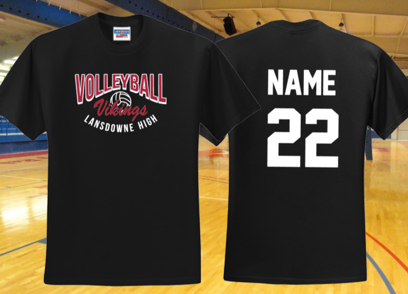 黒 Tシャツ VolleyBall Team LHS Volleyball- Official Short Sleeve T Shirt (Black) – Crab