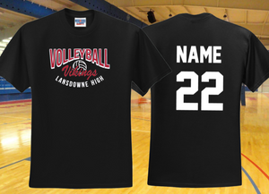LHS Volleyball- Official Short Sleeve T Shirt (Black)