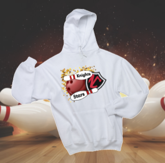 NC Unified Bowling - Official Hoodie Sweatshirt (White)
