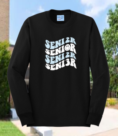 CHS 23 - Black - Senior 2023 Long Sleeve Shirt
