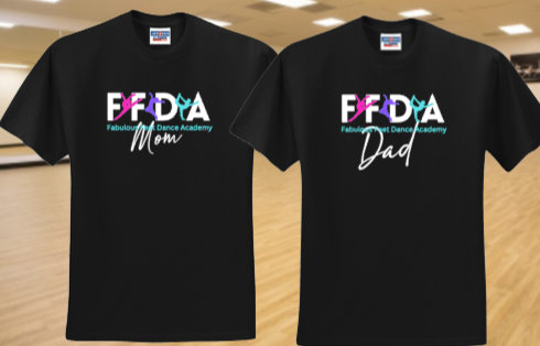 FFDA - Black - Official Short Sleeve Mom/Dad Shirt