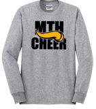 MTH CHEER - Big Letters Official Long Sleeve Shirt (White, Black, Grey)