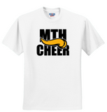 MTH CHEER - Big Letters Official Short Sleeve Shirt (White, Black, Grey)