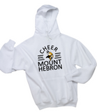MTH CHEER - Cheerleader Official Hoodie Sweatshirt (White and Grey)