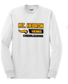 MTH CHEER - Horn Official Long Sleeve Shirt (White, Black, Grey)