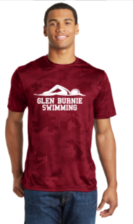 GBHS SWIM - Official Red Camo Hex Short Sleeve Shirt