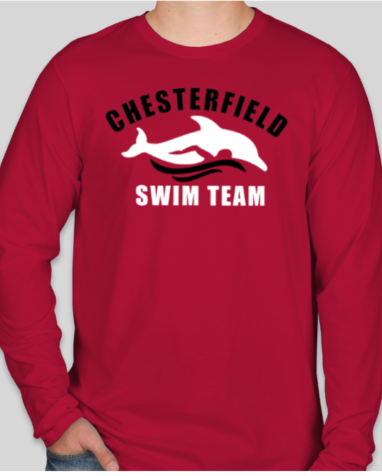 2021 Chesterfield Swim Team Long Sleeve Shirts - (Cotton)