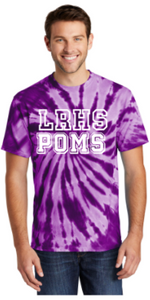 LRHS POMS - Tye Die SS T Shirt