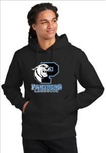 PANTHERS LAX - Flag Letters Design District Black Hoodie (Adult)
