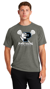 PANTHERS LAX - Official Ultimate Performance Short Sleeve T Shirt (Black or Grey) (Adult or Youth)