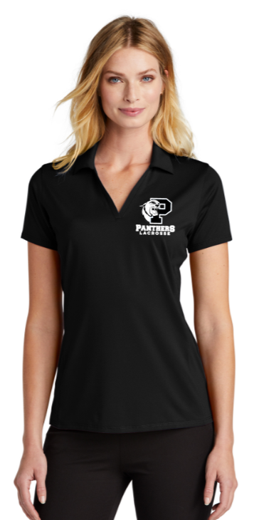 PANTHERS LAX - Embroidered Women's Performance Polo