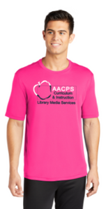 AACPS LMS - Official Pink Performance Short Sleeve T Shirt