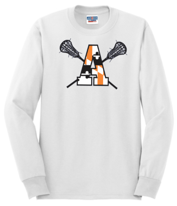 Apaches WLAX - Official Long Sleeve T Shirt (Black, Grey or White)