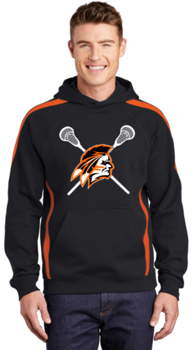 Apaches MLAX - Official Striped Sleeve Performance Hoodie