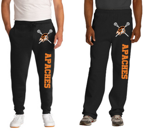 Apaches MLAX - Official Sweatpants (Joggers or Open Bottom)