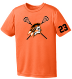 Apaches MLAX - Official Performance Short Sleeve (Orange, White, Black or Silver)
