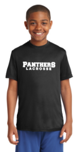 PANTHERS LAX - Lettered Performance Short Sleeve (Black or Blue)