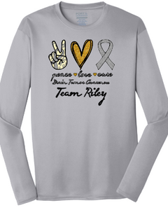 Support Team Riley Performance Long Sleeve T Shirt