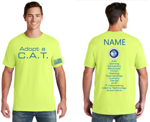 CAT South - Official Short Sleeve T Shirt (Safety Green)