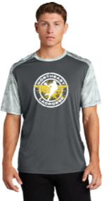 NHS Lax- Official Camo Hex Colorblock Short Sleeve Shirt